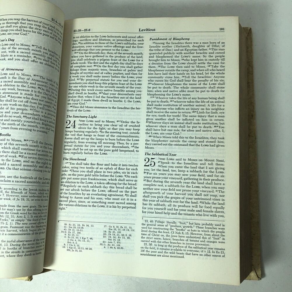The New American Bible Holy Fireside Family Edition Catholic NAB 1971 1972 B - Picture 11 of 15